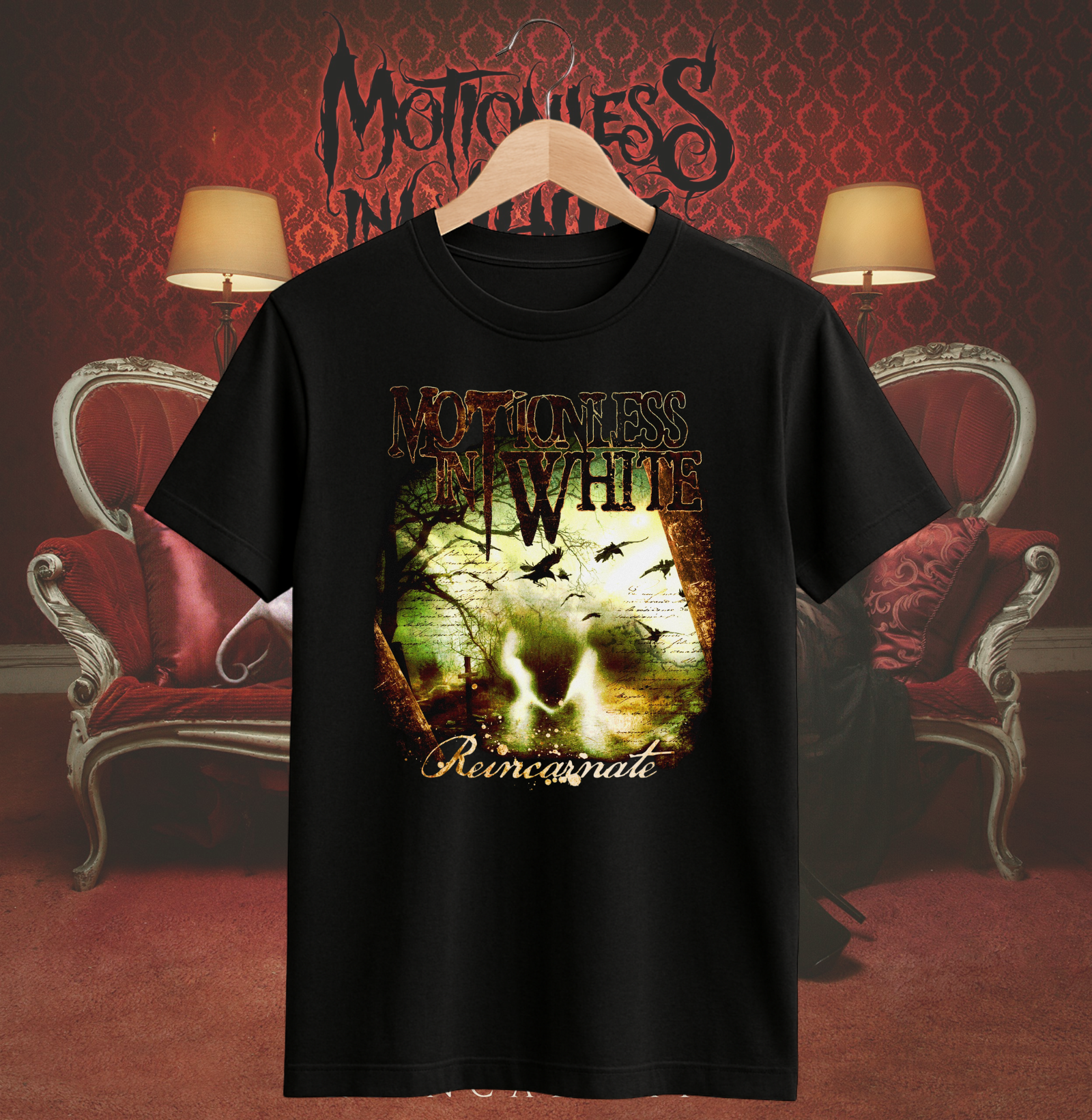Camiseta Motionless In White - Reincarnate