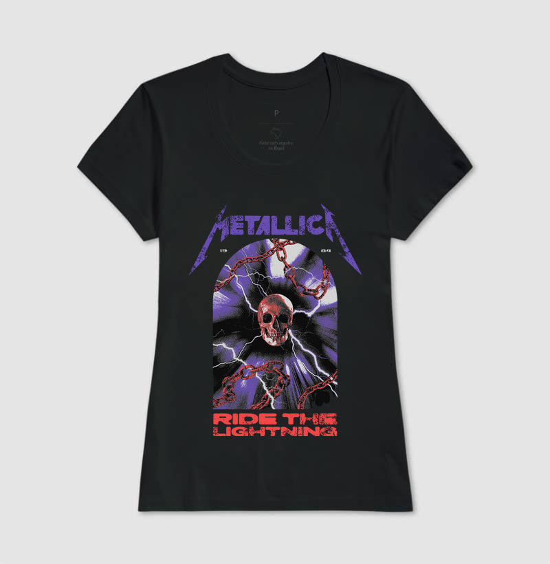Camiseta Metalica - Ride The Lightning